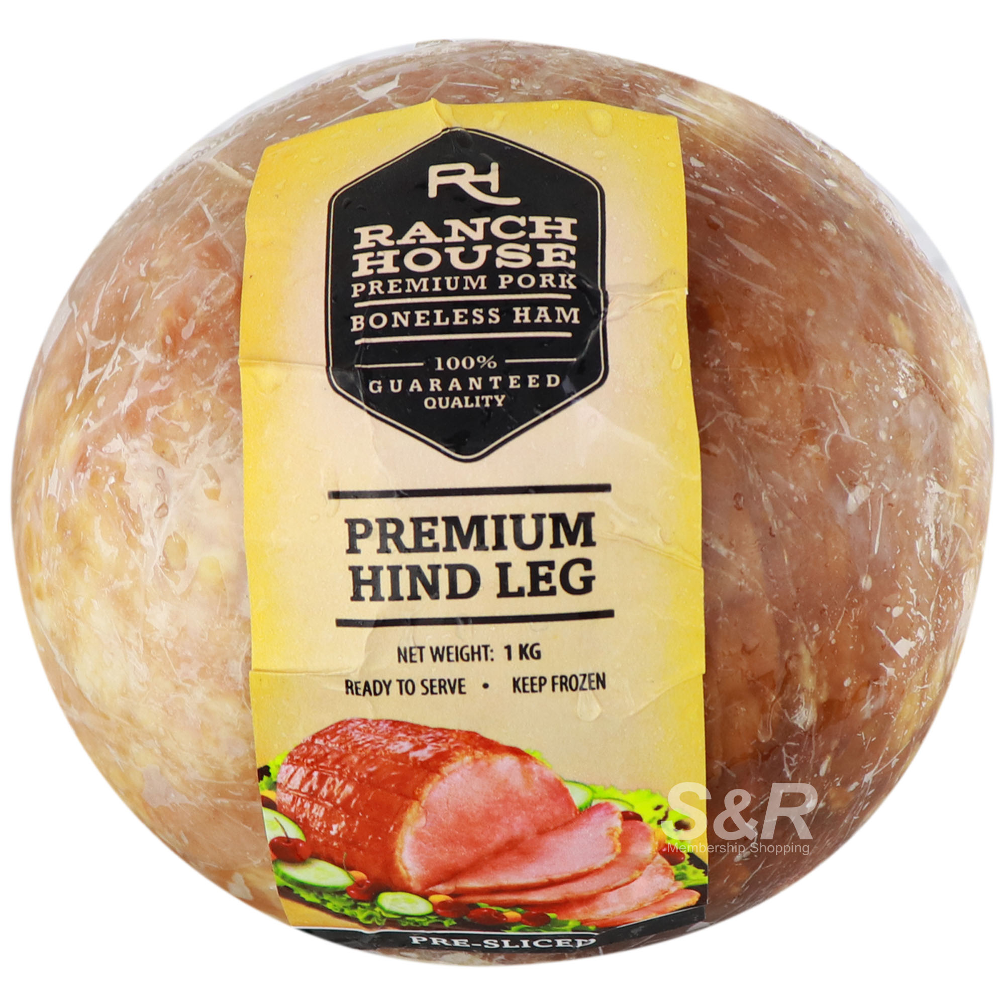 Ranch House Premium Pork Boneless Ham Hind Leg 1kg Ranch House Premium Pork Boneless Ham Hind Leg 1kg